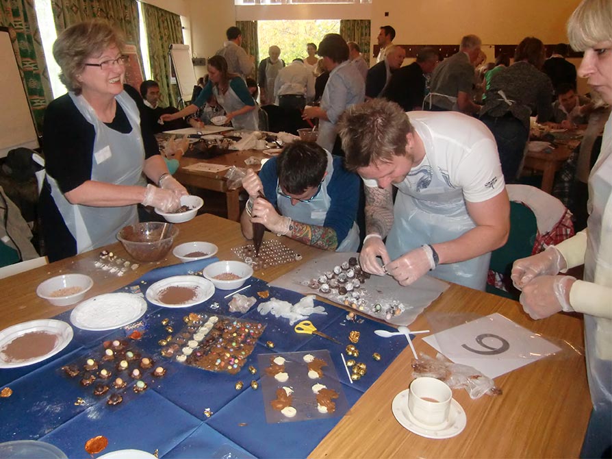 Chocolate team building event for BUPA